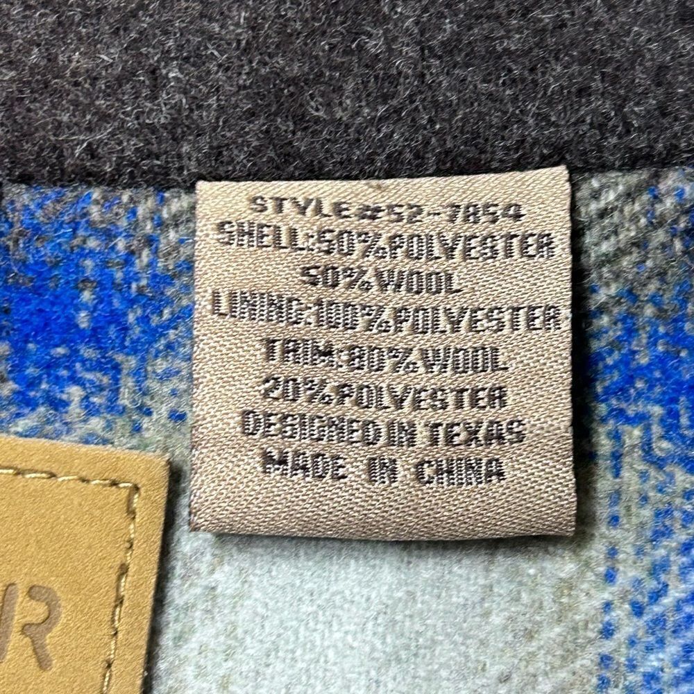 Powder River Outfitters Collection by Panhandle Slim Plaid Wool Jacket - Picture 11 of 12
